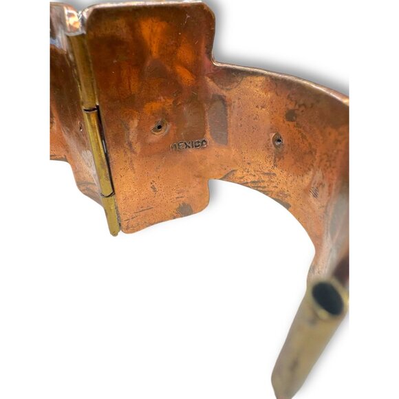 Casa Maya Mexico Copper Hinge Bangle - Picture 9 of 11